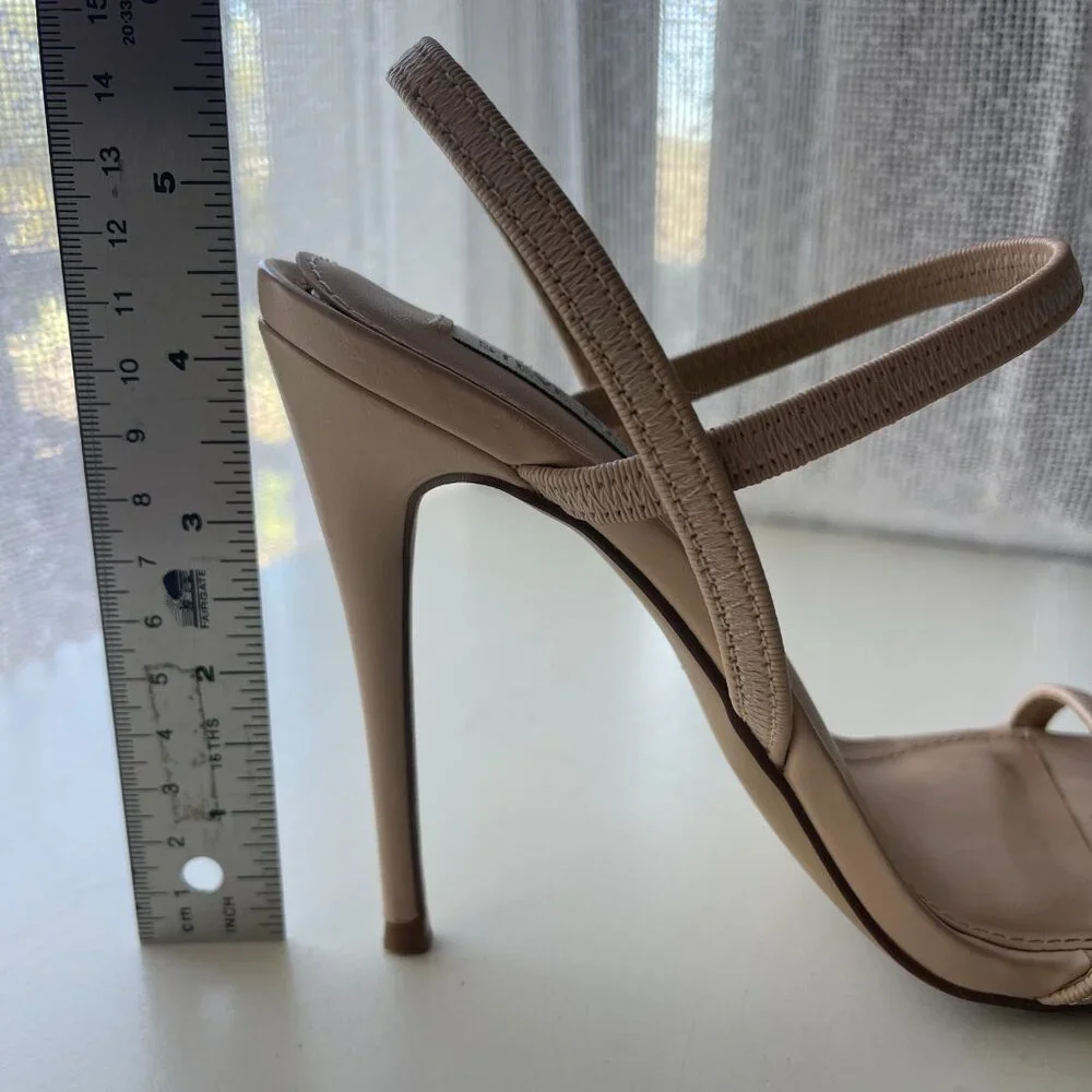 Steve Madden Blush Strappy Stiletto Sandals